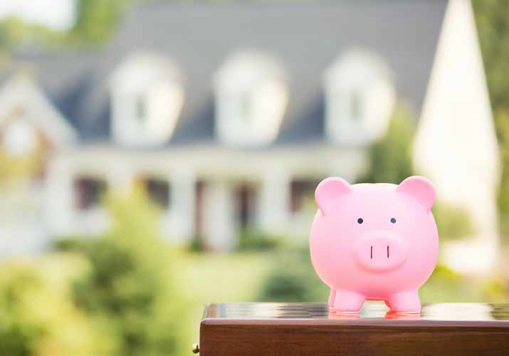 Jak dziś finansować inwestycje? - różowa świnka skarbonka stoi na stoliku. 
