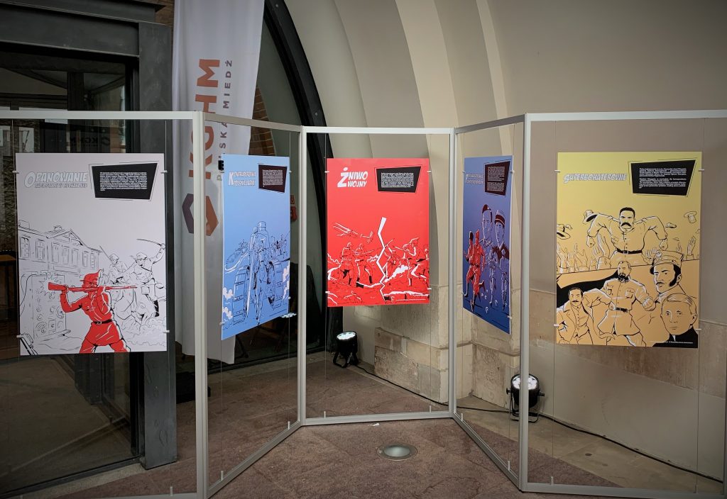 KGHM na Kongresie Polska Wielki Projekt- wystawa kolorowych plakatów