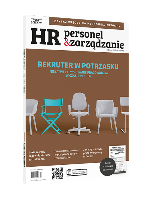 Stereotypy, uprzedzenia, przekonania…w jaki sposób mogą wpłynąć na pracę rekrutera? - okładka magazynu HR Personel i Zarządzanie