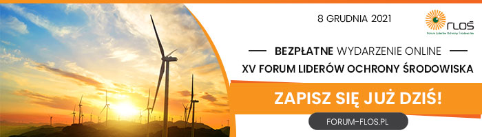 Już 8 grudnia startuje XV Forum Liderów Ochrony Środowiska - inforgrafika z wiatrakami w tel. 