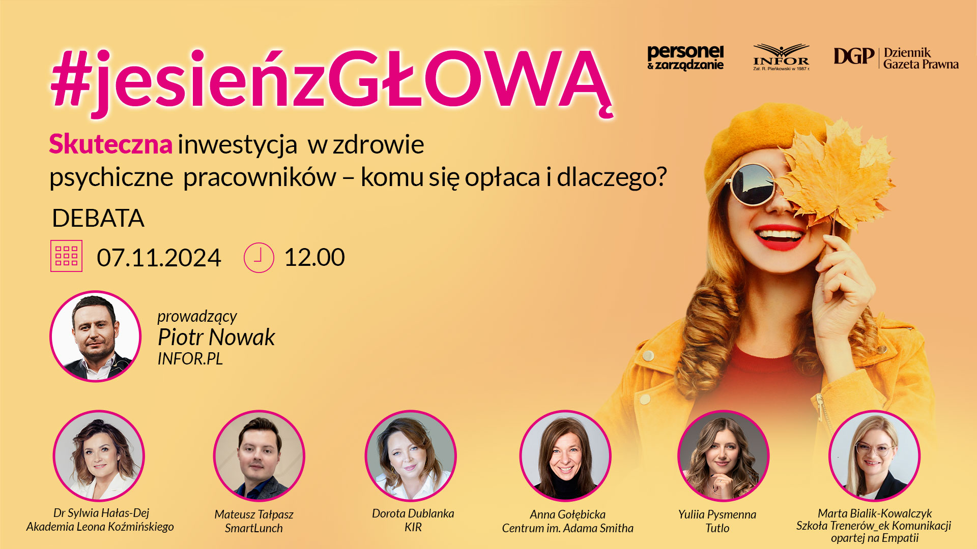 Zapraszamy na debatę – „Skuteczna inwestycja w zdrowie psychiczne pracowników – komu się opłaca i dlaczego?”