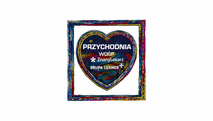 Przychodnia WOŚP serce tło