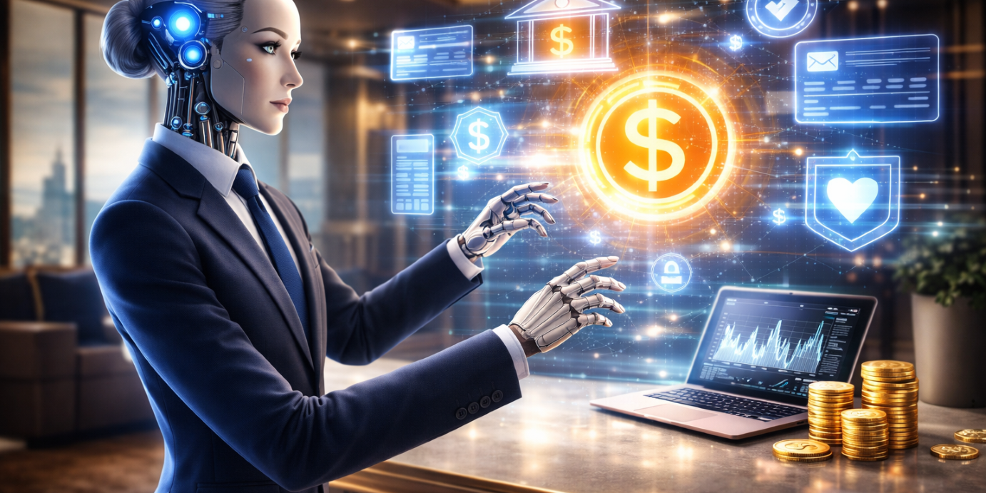 Sztuczna inteligencja w bankowości analizująca dane finansowe i transakcje klientów